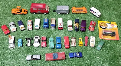 #ad Vintage Car Truck Toy Lot of 34 Tonka TootsieToy Penny Matchbox Auburn Midgetoy $49.99