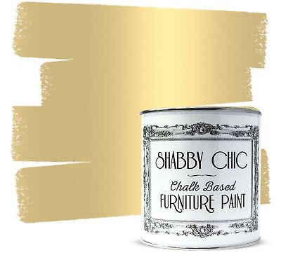 #ad Shabby Chic Chalked Furniture Paint: Matte Finish 8.5oz Antique Gold $24.97
