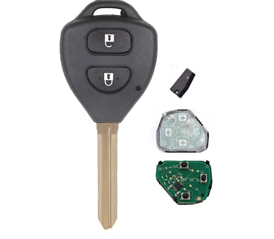 #ad New Uncut Remote Key Fob 2 Button 315MHz 4D67 Chip for Toyota Corolla RAV4 AU $53.64