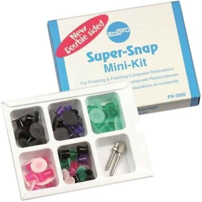 #ad SHOFU SUPER SNAP Mini kit Dental Composite Finishing and Polishing 50pcs Disc $30.16