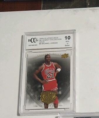 #ad 09 10 Upper Deck Legacy Michael Jordan Gold $50.00