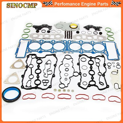 #ad 3.0TFSI Engine Gaskets Seals Kit Cylinder Head Valve Cover For AUDI A6 S5 Q5 Q7 $94.50