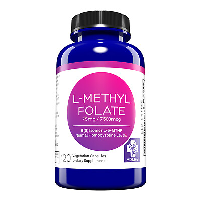 #ad MD. Life L Methylfolate 7.5mg 120ct $49.99