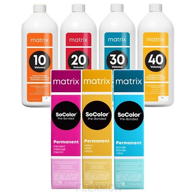 #ad #ad Matrix Socolor Permanent Hair Color 3oz or Creme Developer 3oz Choose Yours $13.99