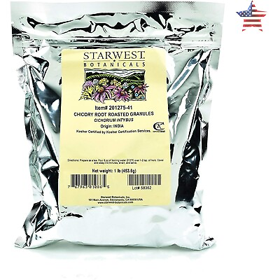 #ad Chicory Root Granules Roasted 1 Lb 453g Kosher Flavour $53.99