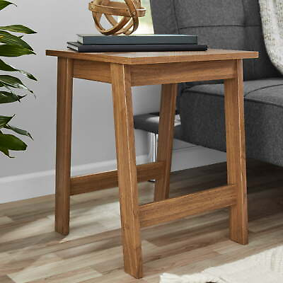 #ad Small Square End Table Wooden Sofa Side Coffee Table Bedroom Bedside Nightstand $18.89
