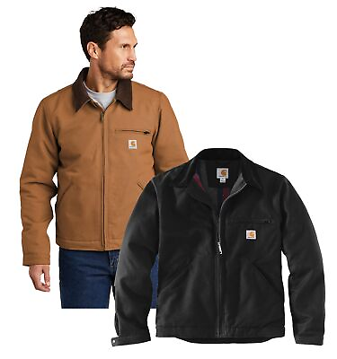 #ad New Mens Carhartt Duck Detroit Jacket Work Coat CT103828 Pick Size and Color $109.95