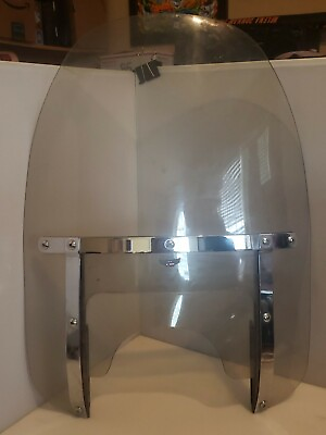 #ad National Cycle Heavy Duty Used Windshield N2220 With Brackets Fits Many Bikes $40.00