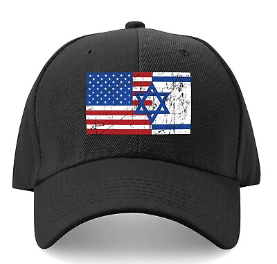 #ad Israel USA Flag Hat Support Israel IDF Army Flag Israel Flag Hat $22.99