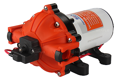 #ad NEW SEAFLO 12v DC 5.0 GPM 60 PSI Water Pressure Pump w Quick Connect Fittings $117.99