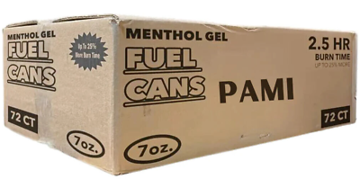 #ad Pami 7 Ounce Methanol 2.5 Hour Cooking Fuel Food Warming Chaffing Dish Can 72 CT $69.98
