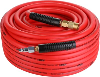 #ad #ad 100ft Hybrid Air Hose 3 8quot; ID 300 PSI Durable Kink Resistant Coupler Plug New $45.69