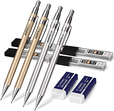 #ad Art Mechanical Pencils Set Metal Drafting Sketching Drawing Pencil Artist Tools $9.11