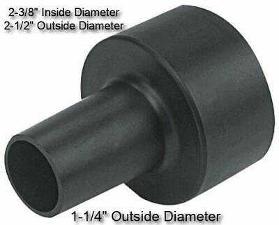 Conversion Adapter Tool fit Shop Vac Ridgid Craftsman Hose 2 1 2quot; to 1 1 4quot; $8.99