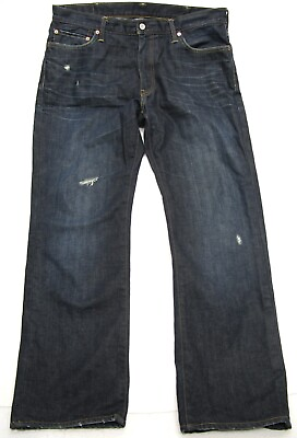 #ad Levi#x27;s 531 Distressed Athletic Slim Cotton Denim Blue Jeans Men#x27;s W 38 X L 31 $13.74