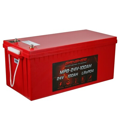 #ad 24V100AH lithium battery lithium ion lifepo4 solar energy systems battery $638.88