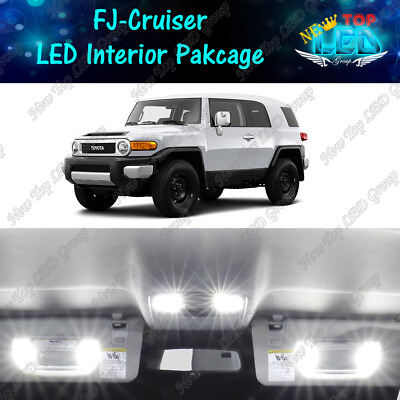 #ad White Interior LED Lights Side Mirror Lights for 2007 2014 Toyota FJ Cruiser $14.39
