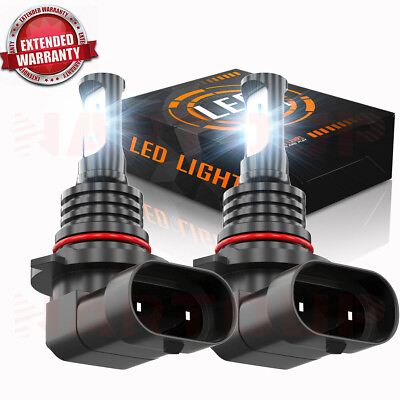 #ad Pair H10 LED Fog Driving Light Bulbs Kit 9145 9140 White 6000K Super Bright $18.71