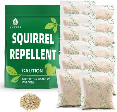 #ad Squirrel Chipmunk Repellent Outdoor for Attic Garden Squirrel Away for Plants $22.99