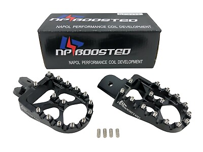 #ad FITS 15 18 Ducati Scrambler Motorcycle Billet Foot Pegs Pedals Rests Front Wide $69.95