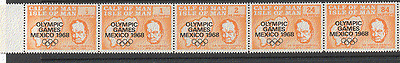 #ad Calf of Man WWII Churchill Olympics 1968 o p 5v s s5149 GBP 9.95