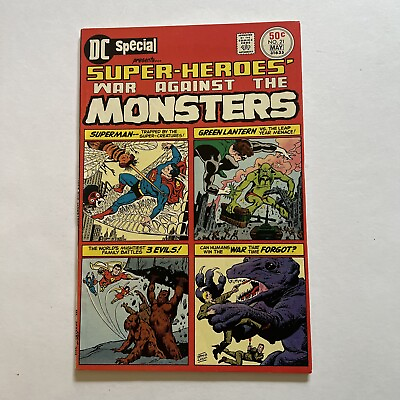 #ad DC SPECIAL COMIC Super Heroes War Against the Monsters April May 1976 No 21 $24.99