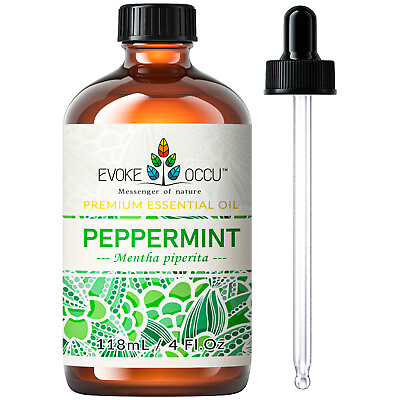 #ad 4oz Peppermint Essential Oil 100% Pure Natural Diffuser Aromatherapy Skin Spray $11.99