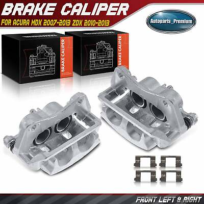 #ad 2PCS Brake Caliper with Bracket for Acura MDX 07 13 ZDX 10 13 Front Left amp; Right $111.99