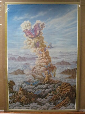 #ad The air from the the cycle trees of life Vintage poster 1980#x27;s Inv#G6610 $44.97