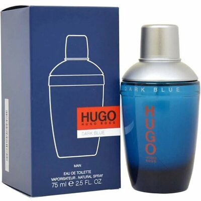 #ad Dark Blue by Hugo Boss cologne for men EDT 2.5 oz New in Box $27.36