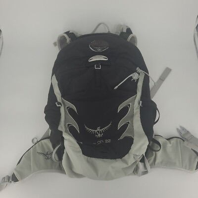 #ad Osprey Talon 22 Backpack Hiking Outdoor Hydration Bag Black Gray M L 48 50cm $42.49