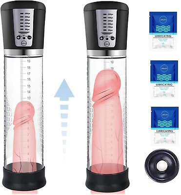 #ad Vacuum Penis Pump for Male ED Enhancement Erectile Enlargement Penis Enlarger BG $22.99