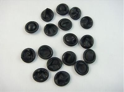 #ad Rubber Black Finger tips Cots Finger stall Anti Static 100pcs 2inch $8.99
