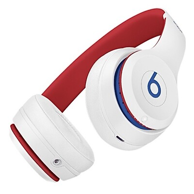 #ad Beats Solo3 Wireless Bluetooth Club Collection Headphones White New Sealed $159.00