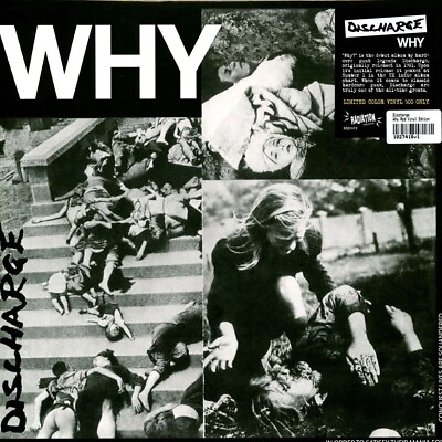 #ad Discharge Why Hardcore Punk Rock Red Vinyl NEW Quick Shipping $32.95