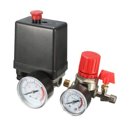 #ad #ad Air compressor pressure switch central compressor parts regulator with gauge ... $24.93