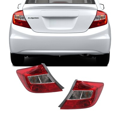 #ad For Honda Civic Tail Light 2012 Pair Passenger and Driver SEDAN HO2800180 $99.09