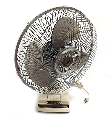 #ad Vintage Sears Oscillating Electric Fan Translucent Blades Model 453 801201 $47.85