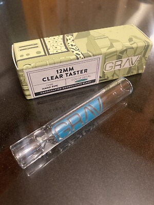 #ad One Hitter GRAV Labs Handmade Borosilicate Glass Pipe 3quot; 12mm New in Box $9.99