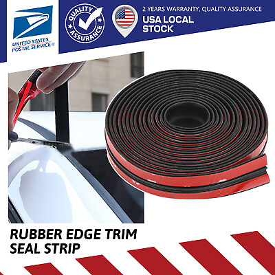 #ad 30 FT Windshield Edge Rubber Seal T Shape Car Seal Strip for Windshield Sunroof $21.56