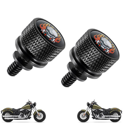 #ad Knurled Fender Seat Bolt Screw Universal Fit For Harley Softail Dyna CVO 96 23 $6.85