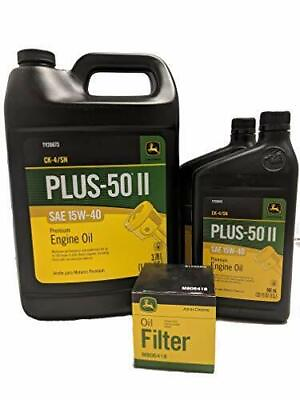 #ad John Deere Original Equipment Oil Change Kit Filter and Oil 1 M806418 ... $59.23