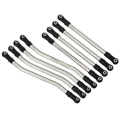 #ad 8Pcs Steel Link Plastic Rod End For Axial Capra 1.9 UTB AXI03004 1 10 RC Car $24.51