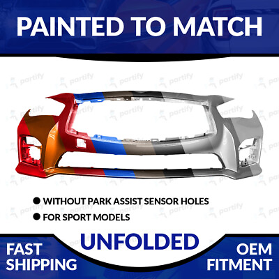 #ad NEW Painted to Match Unfolded Front Bumper For 2014 2017 Infiniti Q50 Sport $550.99
