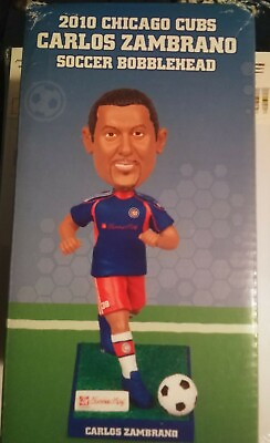 #ad 2010 Chicago Cubs Soccer Style Bobblehead of Carlos Zambrano $79.00