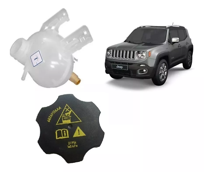 #ad Radiator Coolant Overflow Reservoir Expansion Tank For Jeep Renegade 68327756AA $34.90