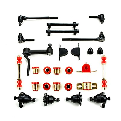 #ad Red Poly Front Suspension Master Rebuild Kit Fits 1963 1964 Chevrolet Full Size $309.99