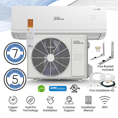 #ad #ad 9000 BTU Air Conditioner Mini Split 21.5 SEER2 INVERTER Ductless Heat Pump 110V $557.00