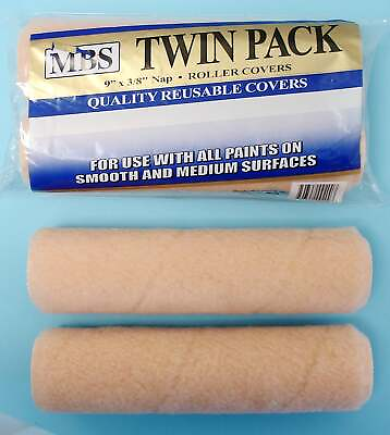 #ad MBS 2pc 9quot; Roller Covers for All Paints $9.75