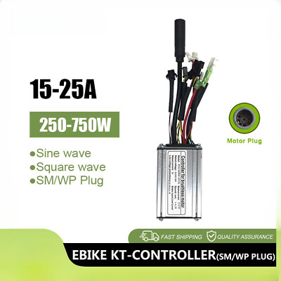 #ad 24V 36V 48V 250W 750W E bike Controller for 15A 17A 20A 22A Control System $89.88
